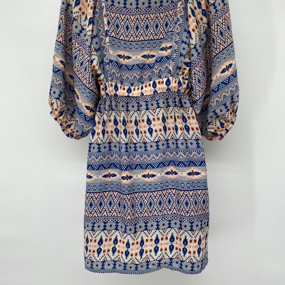 H&M MULTI-COLORED INDIA PRINT DRESS WOMENS SIZE 4 - Picture 4 of 7